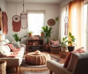 Wnętrza Boho Inspiracje